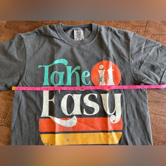 Take it Easy | Summer Graphic T Shirt  | M - Picture 4 of 7